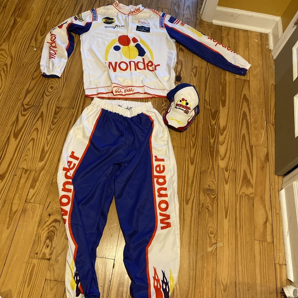 Ricky Bobby Wonder Bread Racing Talladega Nights Full Suit Size Small